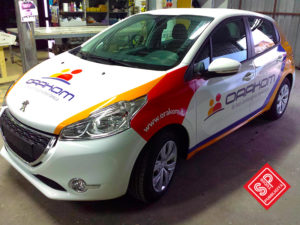 Decorazione Automezzo aziendale