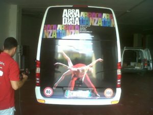 Decorazione retro Bus