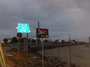 Freccia segnaletica aziendale