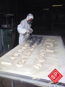 Lettere in pvc da verniciare