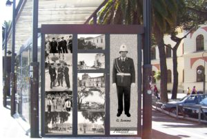 Decorazione gazebo vigili urbani